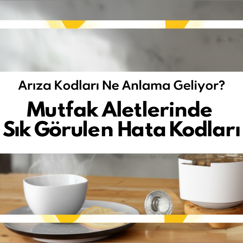 Arıza Kodları Ne Anlama Geliyor? Mutfak Aletlerinde Sık Görülen Hata Kodları