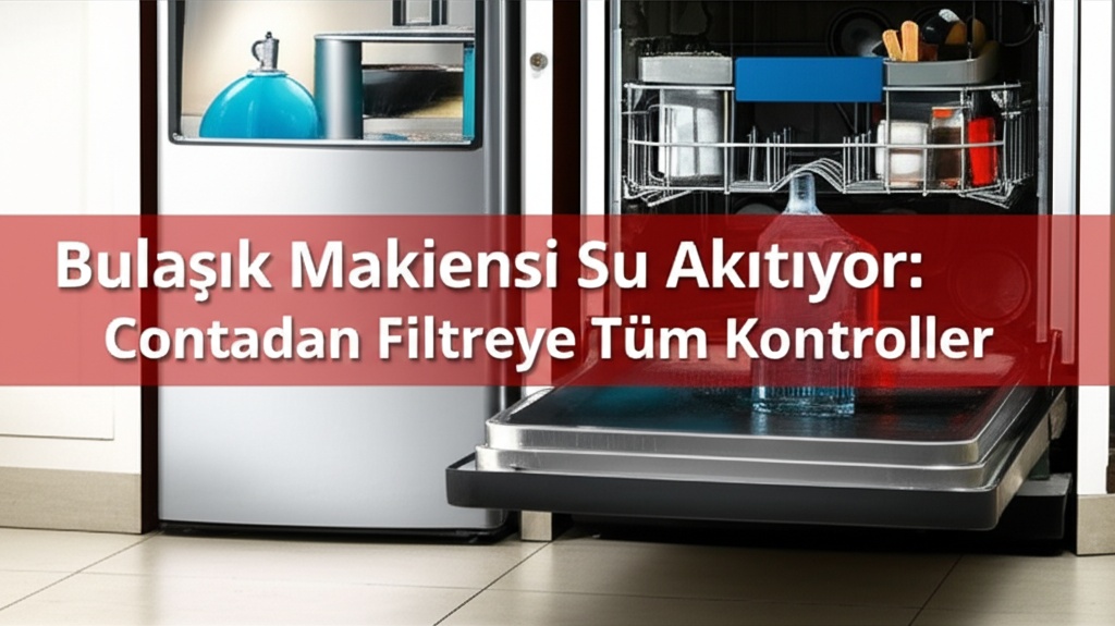 Bulaşık Makinesi Su Akıtıyor: Contadan Filtreye Tüm Kontroller