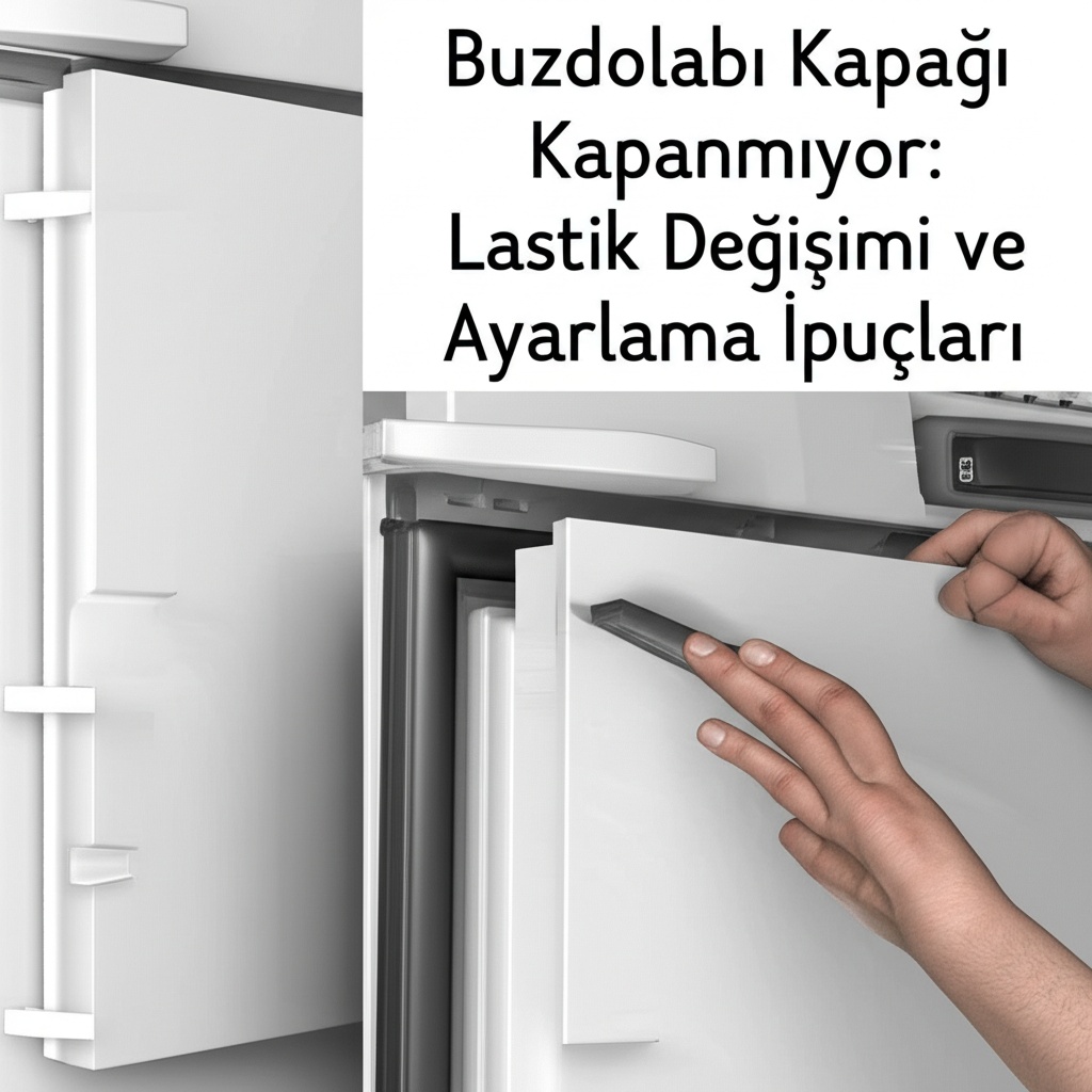 Buzdolabı Kapağı Kapanmıyor: Lastik Değişimi ve Ayarlama İpuçları