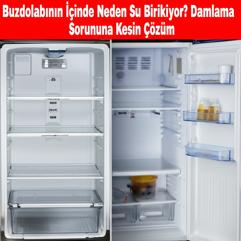 Buzdolabının İçinde Neden Su Birikiyor? Damlama Sorununa Kesin Çözüm