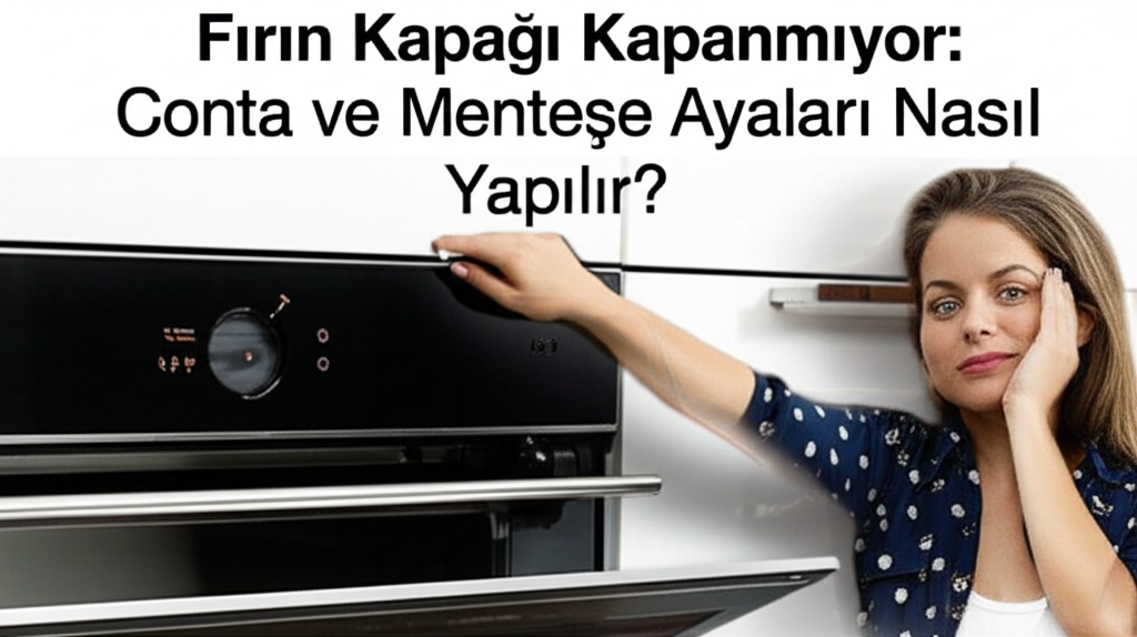 Fırın Kapağı Kapanmıyor: Conta ve Menteşe Ayarları Nasıl Yapılır?