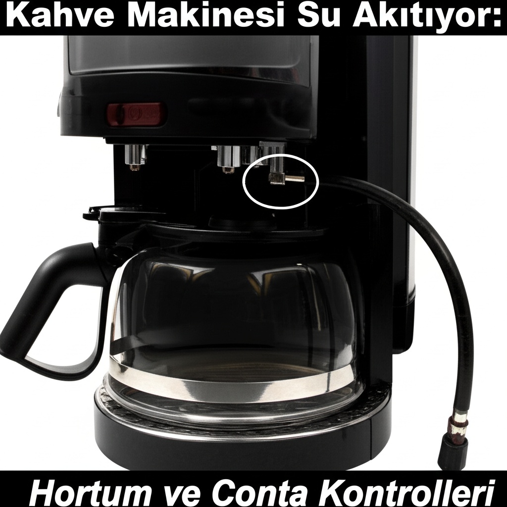 Kahve Makinesi Su Akıtıyor: Hortum ve Conta Kontrolleri