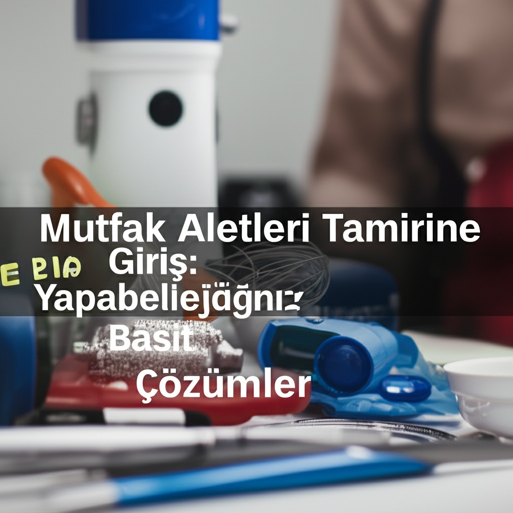 Mutfak Aletleri Tamirine Giriş: Evde Yapabileceğiniz Basit Çözümler